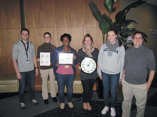 Bridges lab group with sustainable lab certificate