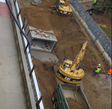 Monroe Mall construction