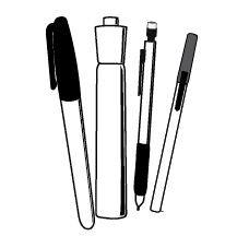 Pens-Pencils-Markers
